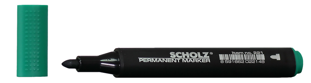 Маркер SCHOLZ перманентний (221SCH), зелений